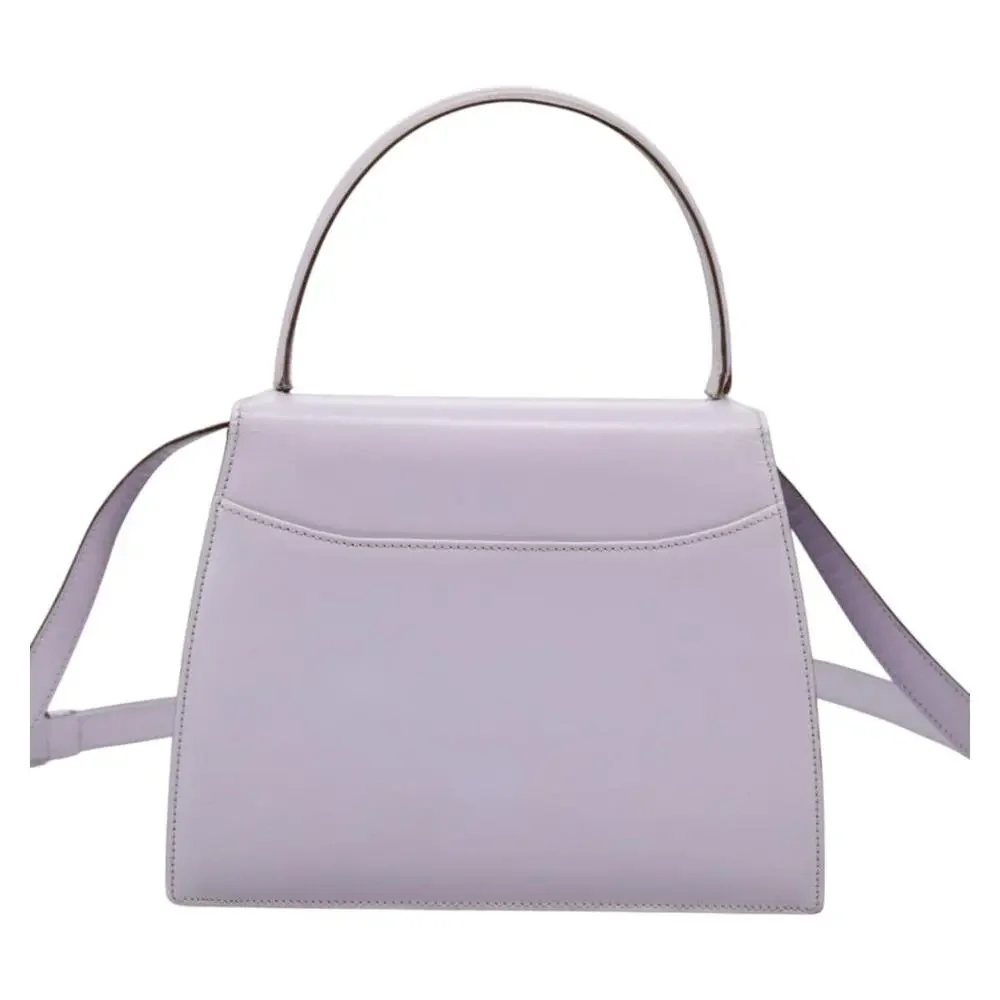 CELINE Hand Bag Leather Purple Gold - Picture 3 of 13